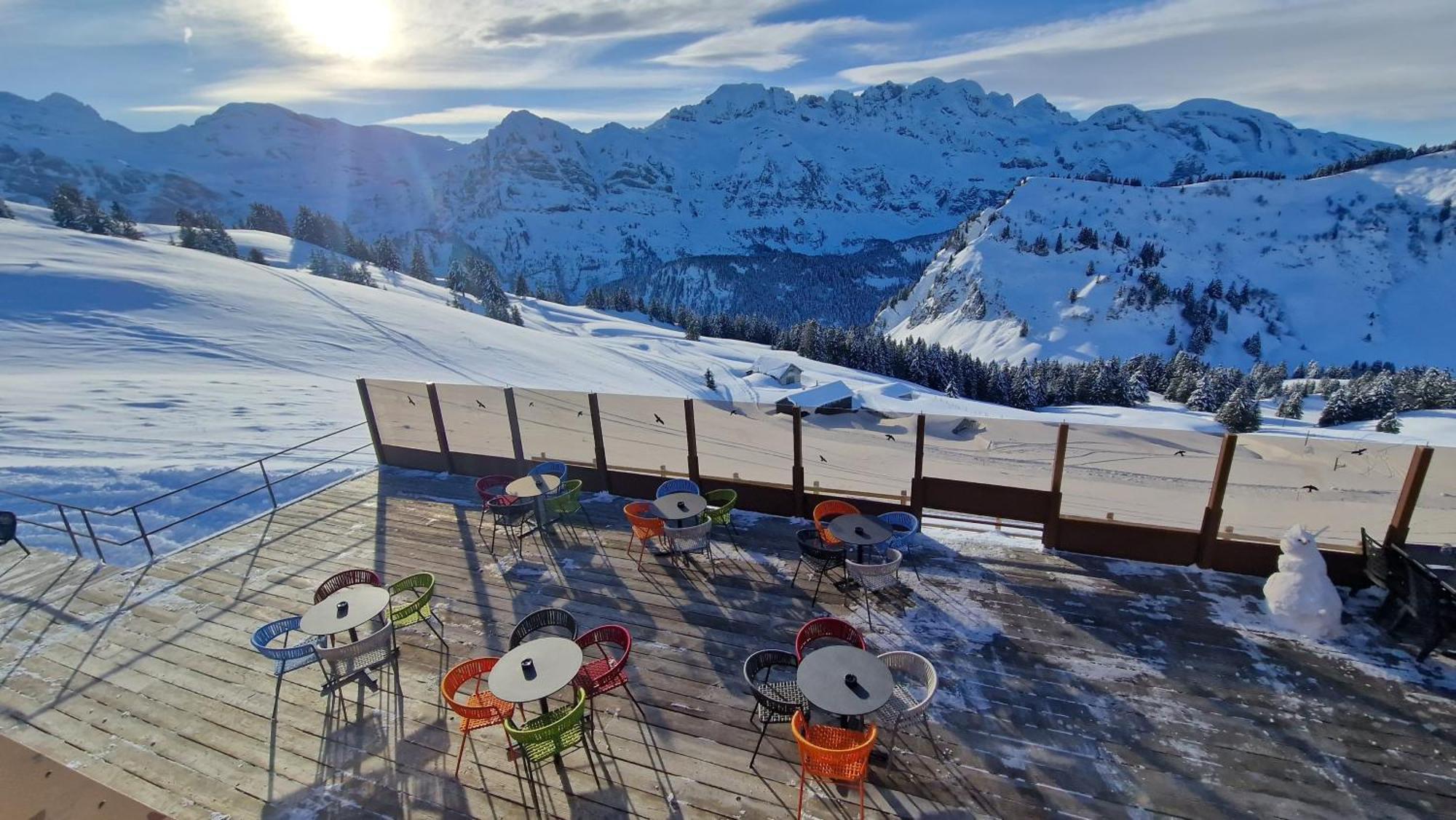 Hotel Le Chaudron Ski In Ski Out Champéry Dış mekan fotoğraf